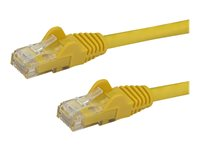 StarTech.com Câble réseau Cat6 Gigabit UTP sans crochet de 1m - Cordon Ethernet RJ45 anti-accroc - Câble patch Mâle / Mâle - Jaune - Cordon de raccordement - RJ-45 (M) pour RJ-45 (M) - 1 m - UTP - CAT 6 - sans crochet - jaune N6PATC1MYL
