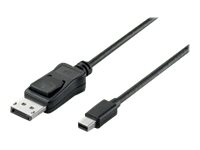 Fujitsu - Câble DisplayPort - Mini DisplayPort (M) pour DisplayPort (M) - DisplayPort 1.4 - 2.2 m - noir (pack de 20) - pour Celsius J5010, W5010; ESPRIMO D7011, D9011; LIFEBOOK E5410, U7310; PRIMERGY TX1310 M3 S26391-F6055-L221