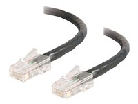 C2G Câble de raccordement réseau croisé non amorcé non blindé (UTP) Cat5e - Câble inverseur - RJ-45 (M) pour RJ-45 (M) - 50 cm - UTP - CAT 5e - bloqué, uniboot - noir 83314