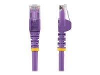 StarTech.com Câble réseau Cat6 UTP sans crochet - 1 m Violet - Cordon Ethernet RJ45 anti-accroc - Câble patch - Câble réseau - RJ-45 (M) pour RJ-45 (M) - 1 m - UTP - CAT 6 - sans crochet, bloqué - violet N6PATC1MPL