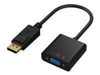 DLH - Adaptateur vidéo - DisplayPort (M) pour HD-15 (VGA) (F) - 15 cm - noir DY-TU4941B