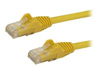 StarTech.com Câble réseau Cat6 Gigabit UTP sans crochet de 2m - Cordon Ethernet RJ45 anti-accroc - Câble patch Mâle / Mâle - Jaune - Cordon de raccordement - RJ-45 (M) pour RJ-45 (M) - 2 m - UTP - CAT 6 - sans crochet - jaune N6PATC2MYL