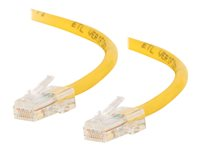 C2G Câble de raccordement réseau croisé non amorcé non blindé (UTP) Cat5e - Câble inverseur - RJ-45 (M) pour RJ-45 (M) - 5 m - UTP - CAT 5e - bloqué, uniboot - jaune 83353
