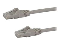 StarTech.com Câble réseau Cat6 Gigabit UTP sans crochet de 1m - Cordon Ethernet RJ45 anti-accroc - Câble patch Mâle / Mâle - Gris - Cordon de raccordement - RJ-45 (M) pour RJ-45 (M) - 1 m - UTP - CAT 6 - sans crochet - gris N6PATC1MGR