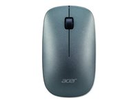 Acer AMR020 - Souris - droitiers et gauchers - optique - 3 boutons - sans fil - 2.4 GHz - récepteur sans fil USB - gris sidéral - Pour la vente au détail GP.MCE11.01J