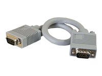 C2G Premium - Câble VGA - HD-15 (VGA) (M) pour HD-15 (VGA) (M) - 50 cm 81084