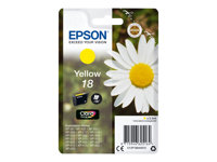 Epson 18 - 3.3 ml - jaune - original - cartouche d'encre - pour Expression Home XP-212, 215, 225, 312, 315, 322, 325, 412, 415, 422, 425 C13T18044012