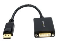 StarTech.com DisplayPort DVI - Passif - Adaptateur vidéo DisplayPort vers DVI - 1080p - DP vers DVI-D - Convertisseur DP - 1080p - Adaptateur DisplayPort - DisplayPort (M) pour DVI-I (F) - 15.2 cm - noir - pour P/N: DK30C2DPEPUE, DK30C2DPPD, DK30C2DPPDUE, DK31C3HDPD, DK31C3HDPDUE, MST14DP123DP DP2DVI2